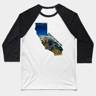 California (Yosemite National Park Half Dome) Baseball T-Shirt